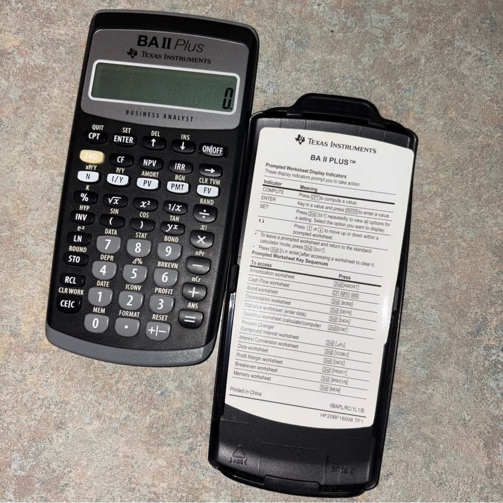 Texas Instruments Black Scientific Calculator